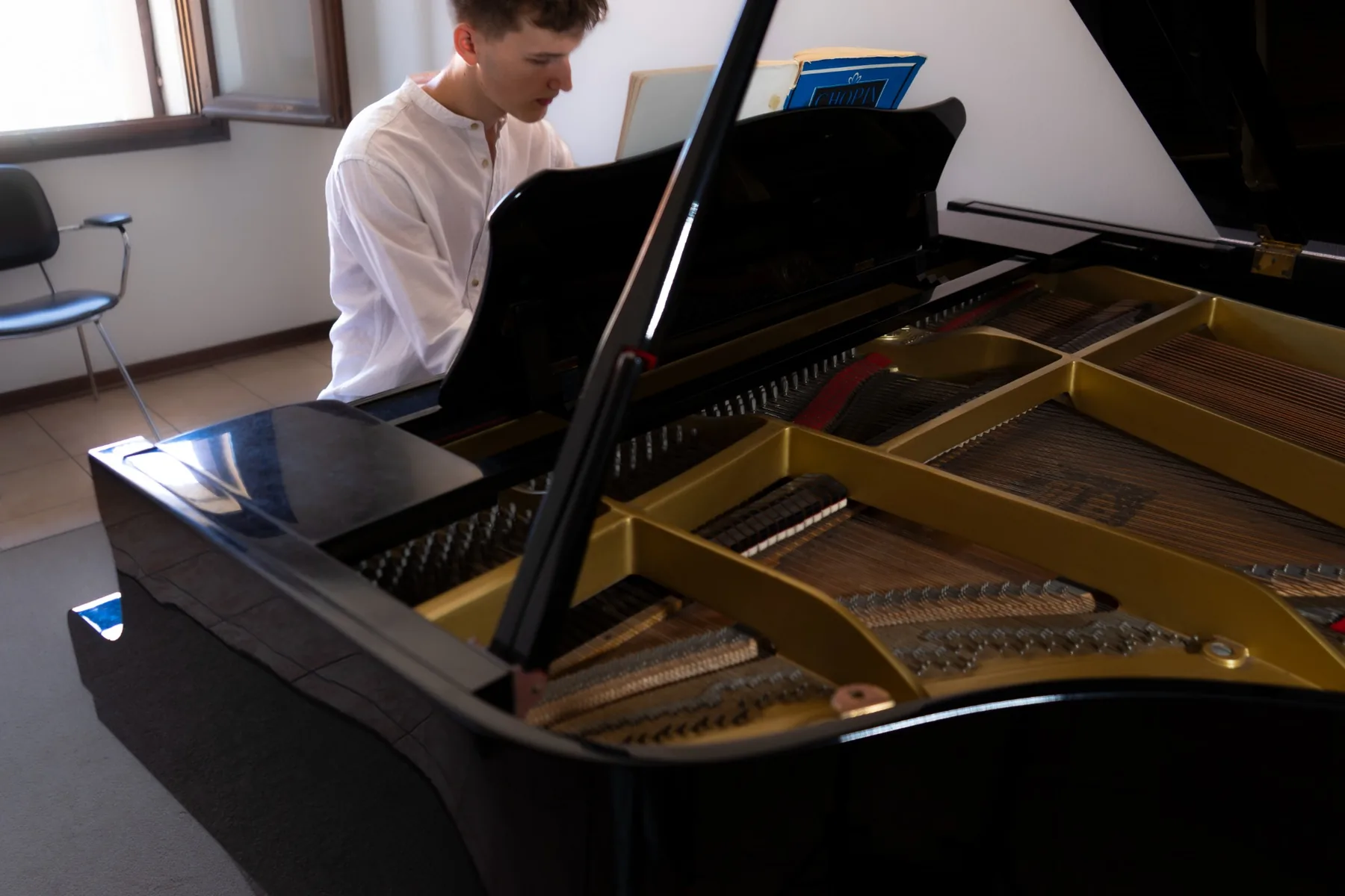 Pianoforte e fotografia editoriale